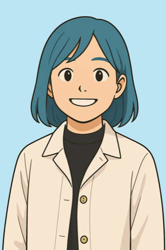 Illustrated portrait of Lucy, the creator